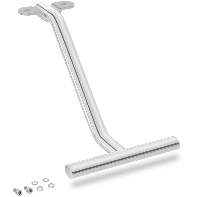 foto del prodotto physa poggiapiedi in acciaio inox per poltrone da parrucchiere design a t elegante