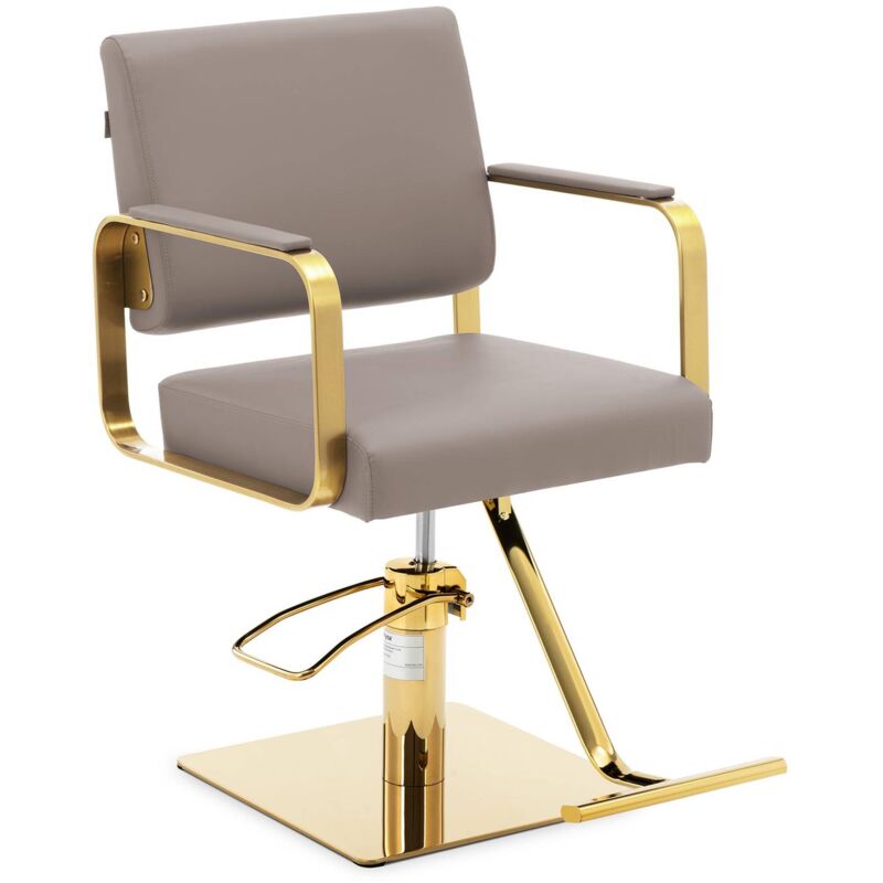 foto del prodotto physa poltrona da parrucchiere con poggiapiedi 490 650 mm 200 kg colori beige,