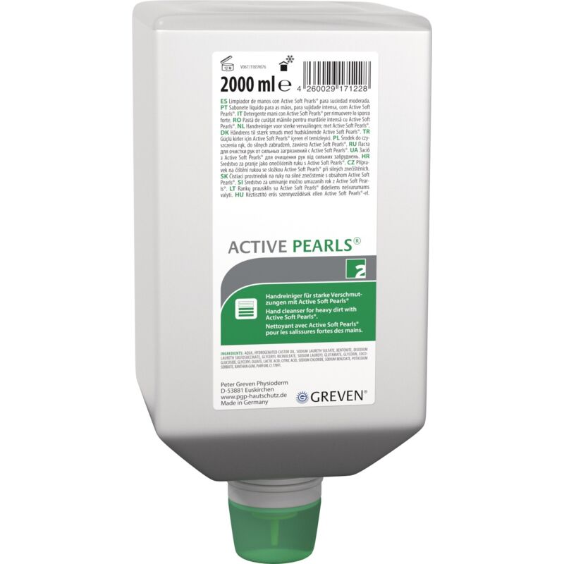 foto del prodotto physioderm pulizia della pelle greven active pearls flacone da 2 l per 9000 473 404