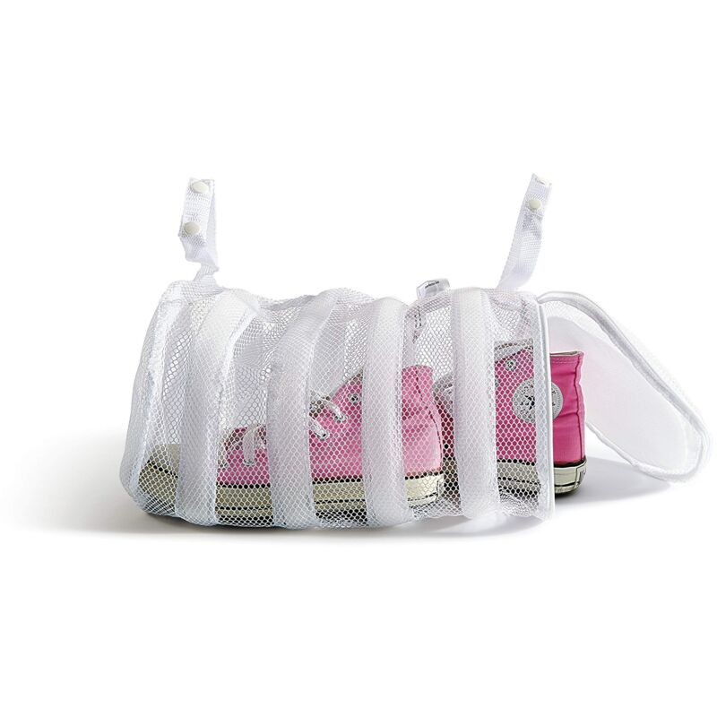 foto del prodotto pi salvabucato sacco lavatrice per scarpe, tessuto, bianco, 40.0x18.0x18.0 cm perfetto