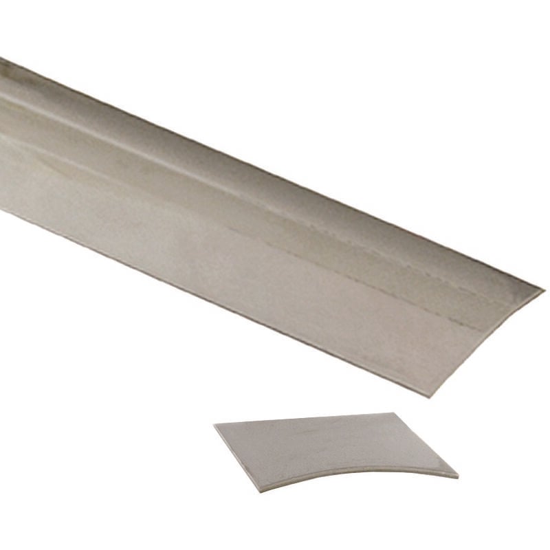 foto del prodotto piaggia piana adesiva inox cm.83x3,5