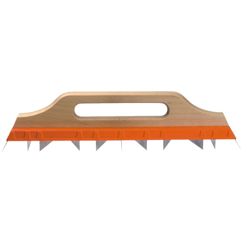 foto del prodotto pialla per gesso 6,5x43cm lame inox manico legno kapriol