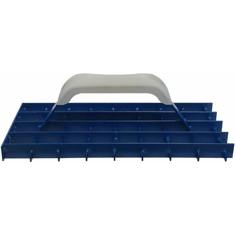 foto del prodotto pialla per gesso a griglia cm 28 x 14 manico in abs. lame in acciaio.