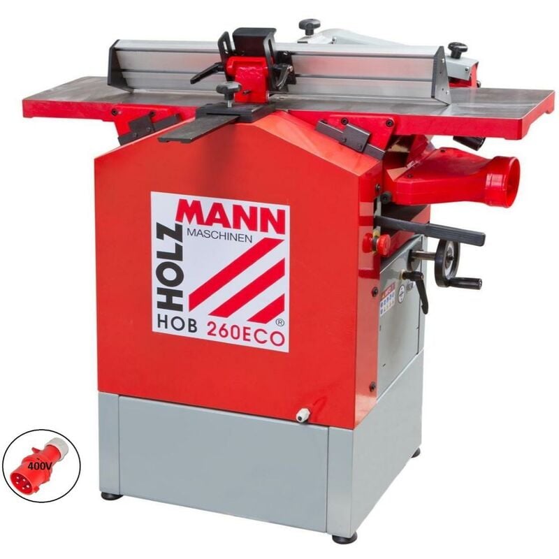 foto del prodotto pialla piallatrice filo spessore combinata per legno holzmann hob 260eco 400v