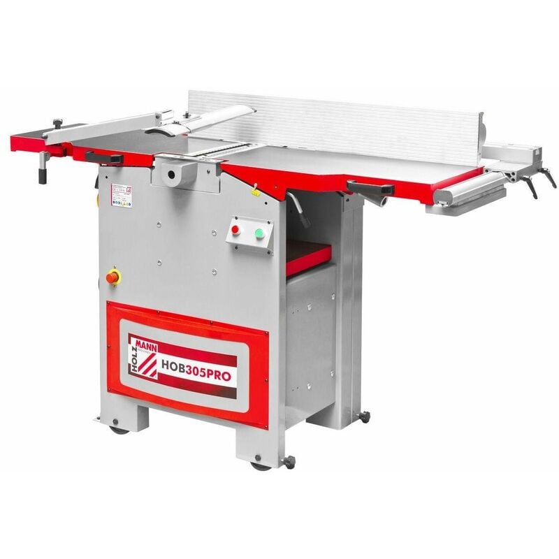 foto del prodotto pialla piallatrice filo spessore combinata per legno holzmann hob 305pro 230v