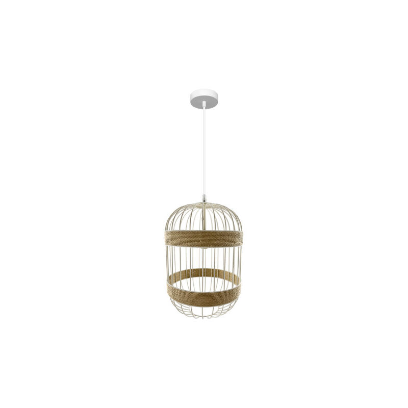 foto del prodotto piamonte lampada a sospensione 1xe14 bianco naturale regx26x26cm fabrilamp