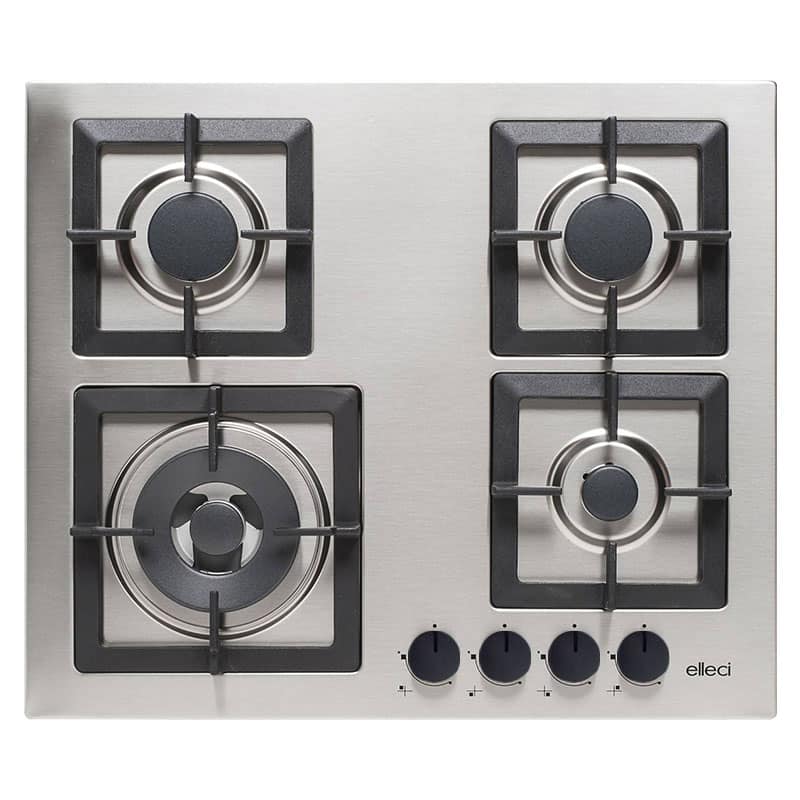 foto del prodotto piani cottura da incasso elleci plano 60 tcl 4 fuochi inox inox piap601inws