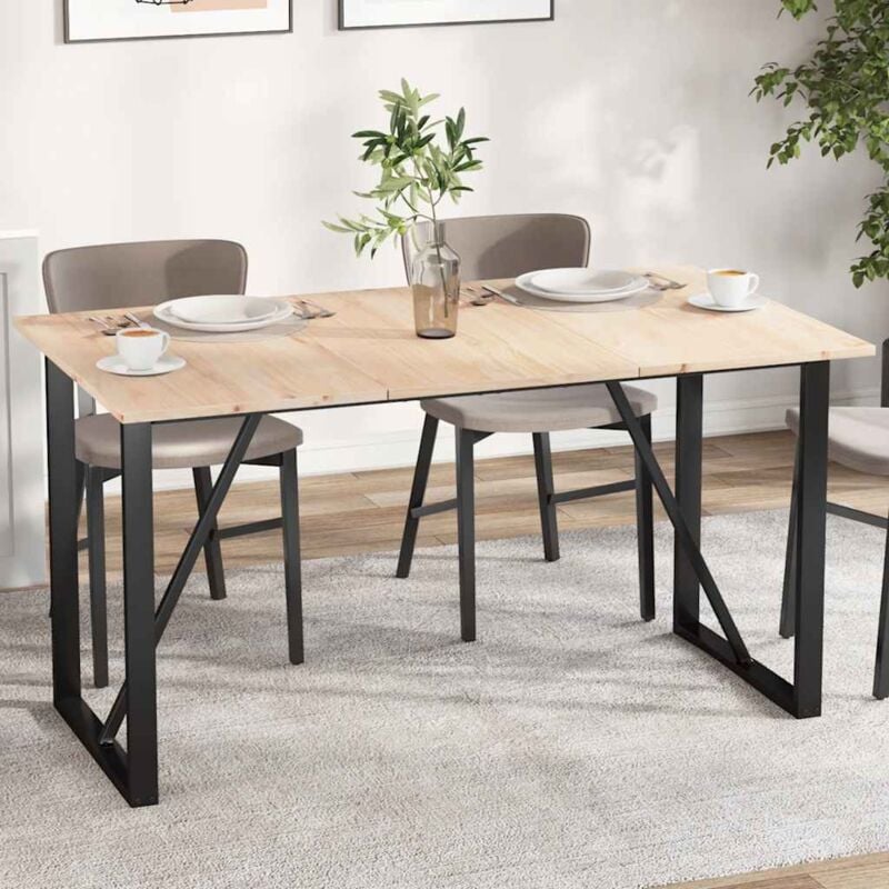 foto del prodotto piani tavolo 3 pz 80x47x1,7 cm rettangolare legno massello pino vidaxl