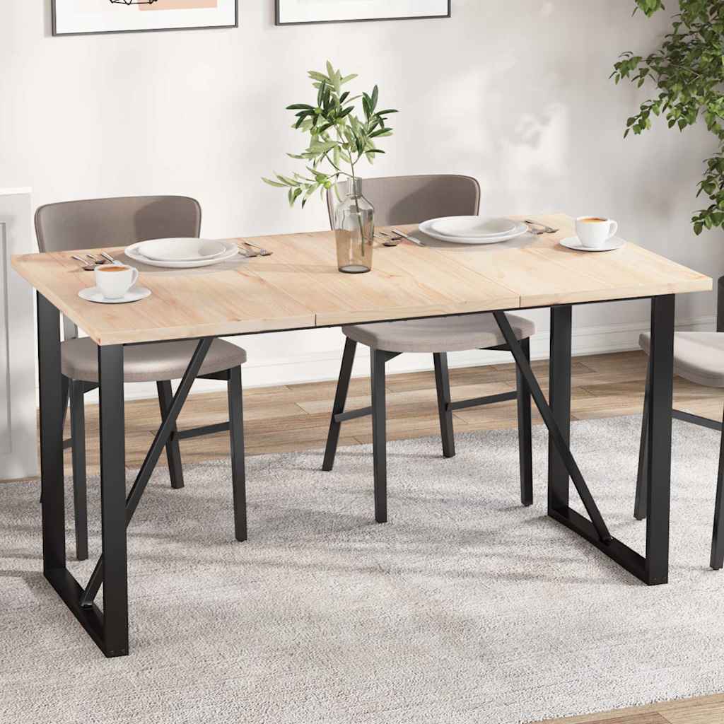 foto del prodotto piani tavolo 3 pz 80x47x2,5 cm rettangolare legno massello pino