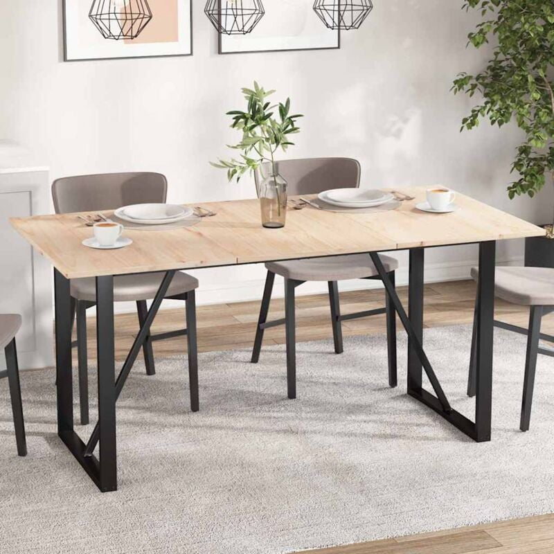 foto del prodotto piani tavolo 3 pz 80x53x1,7 cm rettangolare legno massello pino vidaxl