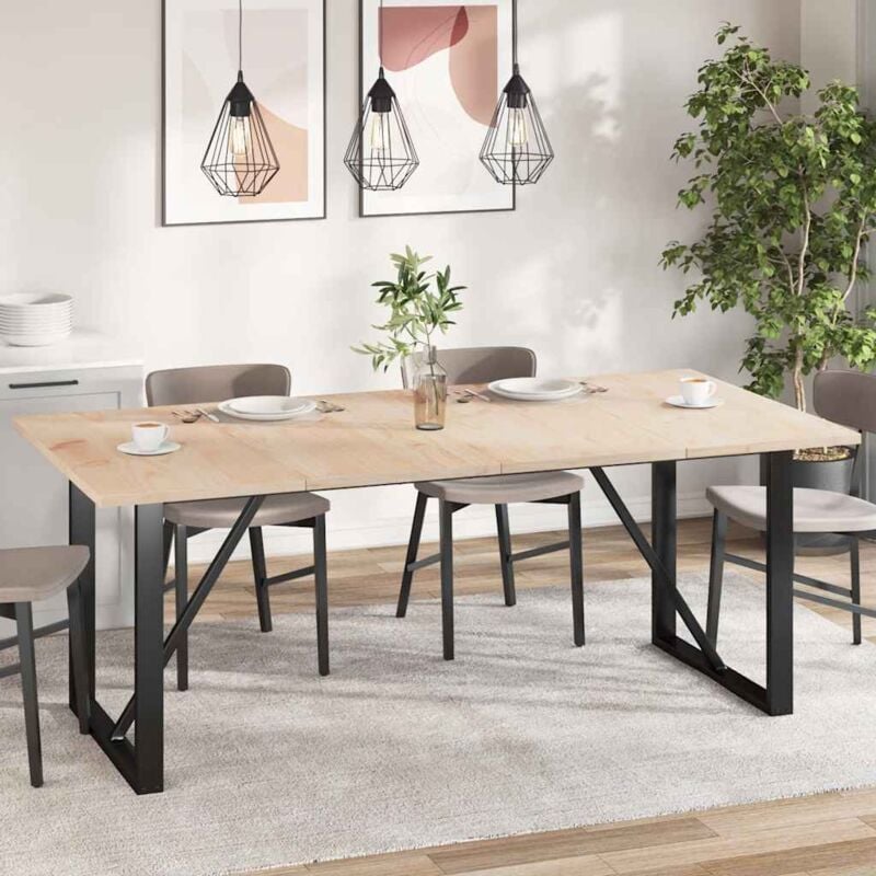 foto del prodotto piani tavolo 4 pz 100x50x2,5cm rettangolare legno massello pino vidaxl