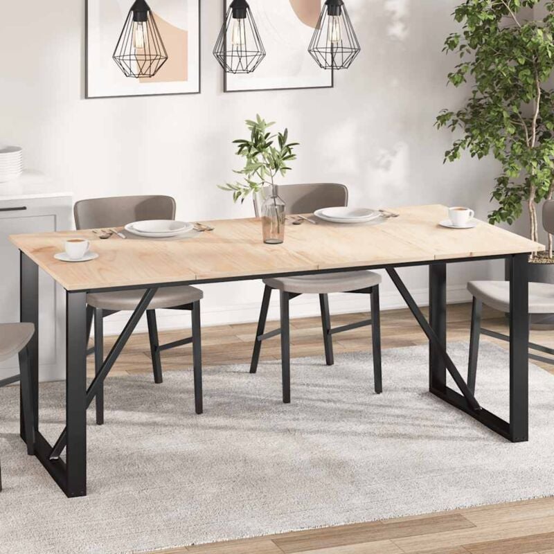 foto del prodotto piani tavolo 4 pz 90x45x1,7 cm rettangolare legno massello pino vidaxl