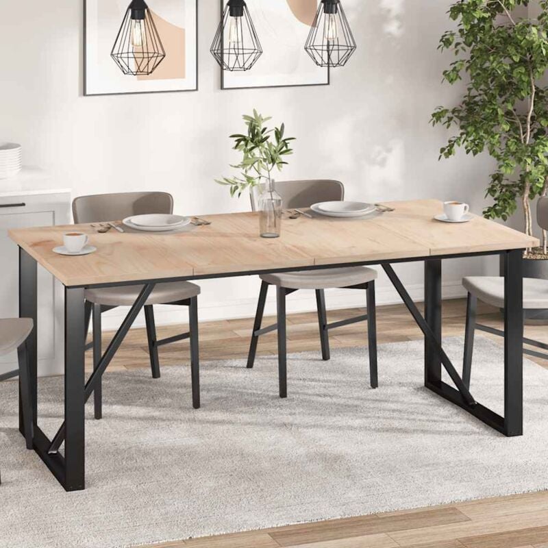 foto del prodotto piani tavolo 4 pz 90x45x2,5 cm rettangolare legno massello pino vidaxl