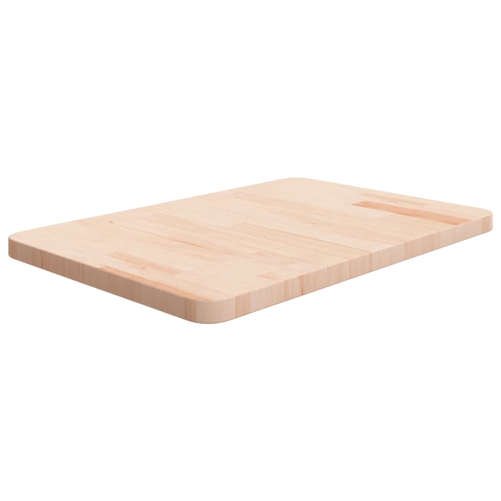 foto del prodotto piano bagno 60x40x2,5 cm in legno massello non trattato
