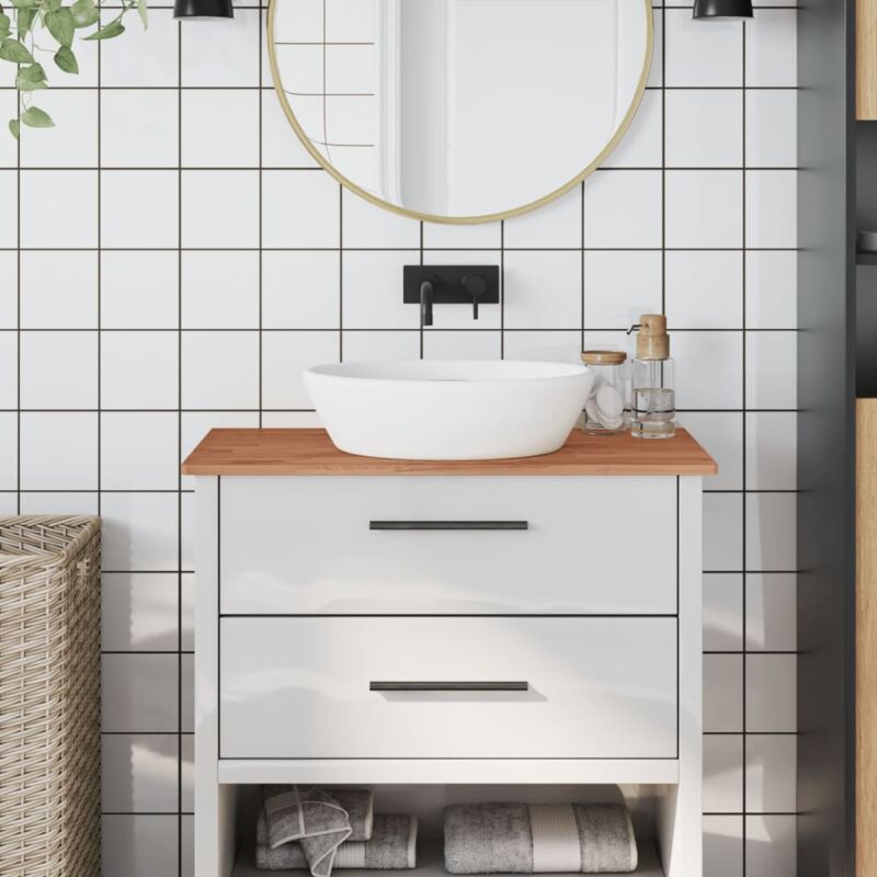 foto del prodotto piano bagno 80x40x1,5 cm legno massello di faggio vidaxl