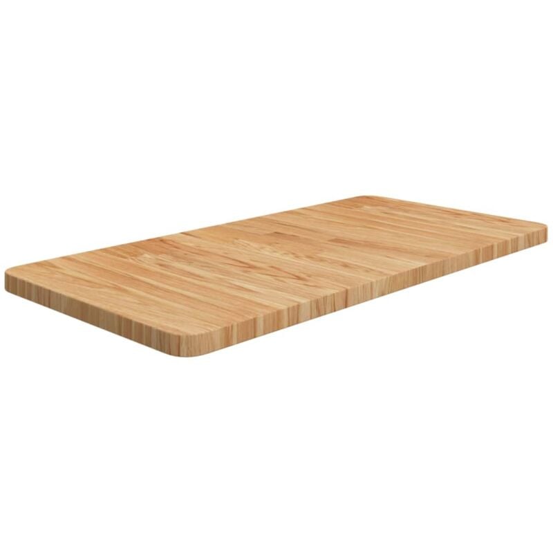 foto del prodotto piano bagno marrone chiaro 80x40x2,5cm legno massello trattato vidaxl