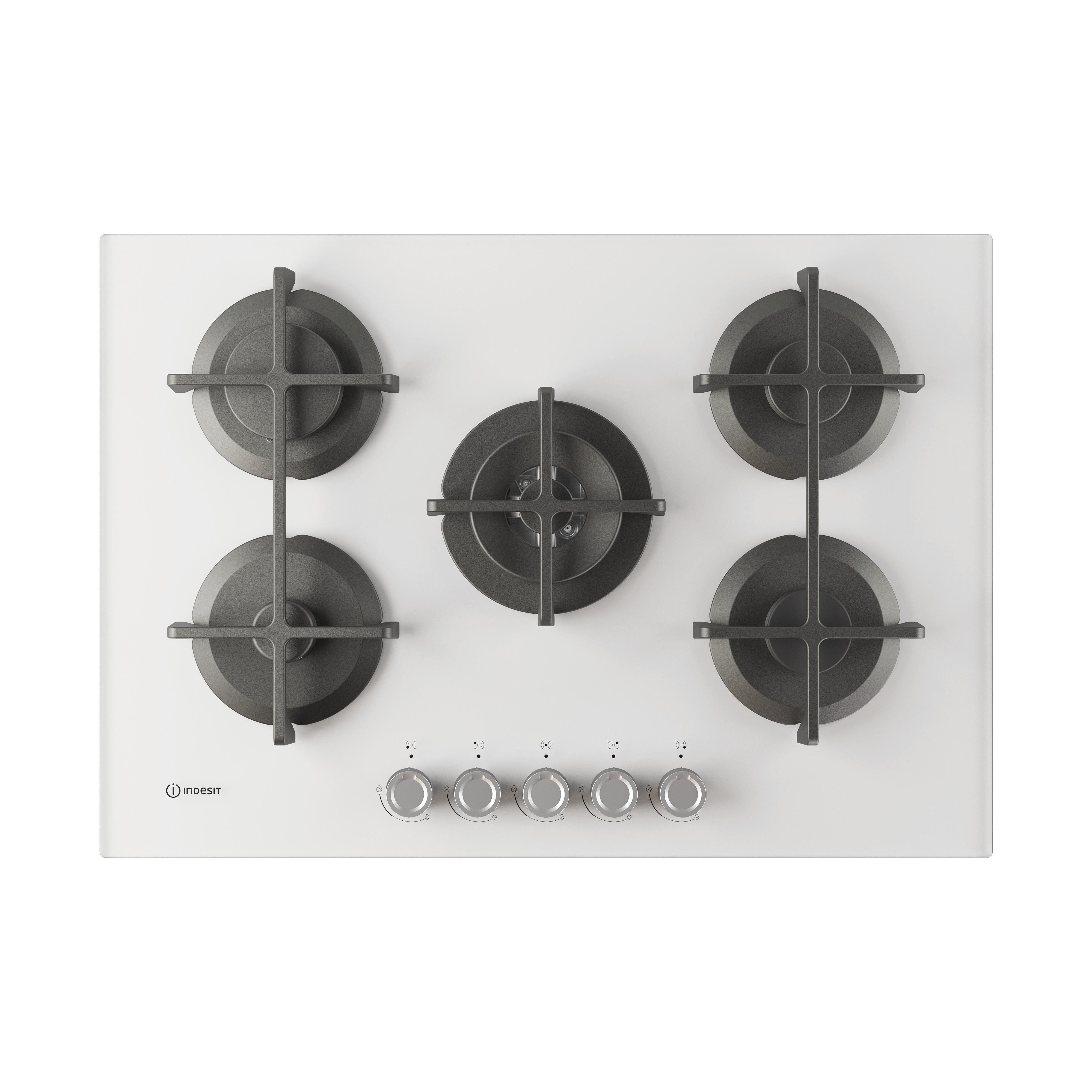 foto del prodotto piano cott.vetro 5f. wht 73cm ing 72t wh