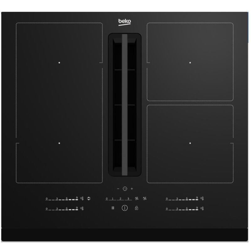 foto del prodotto piano cottura a induzione a induzione 60cm 4 fuochi 7400w hixi64700uf1 beko