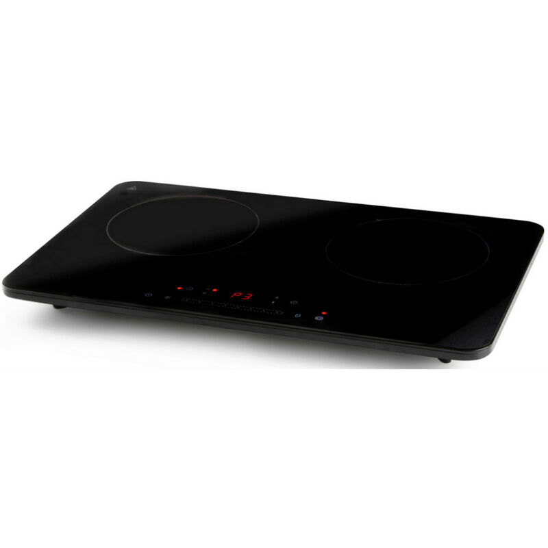 foto del prodotto piano cottura a induzione a libera installazione 2 fuochi 3500w do333ip domo