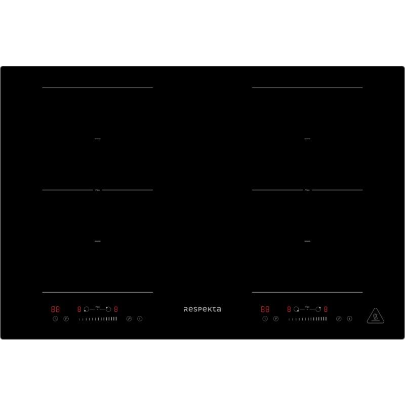 foto del prodotto piano cottura a induzione autosufficiente 2 zone flessibili piano cottura in vetroceramica slider 77 cm respecta