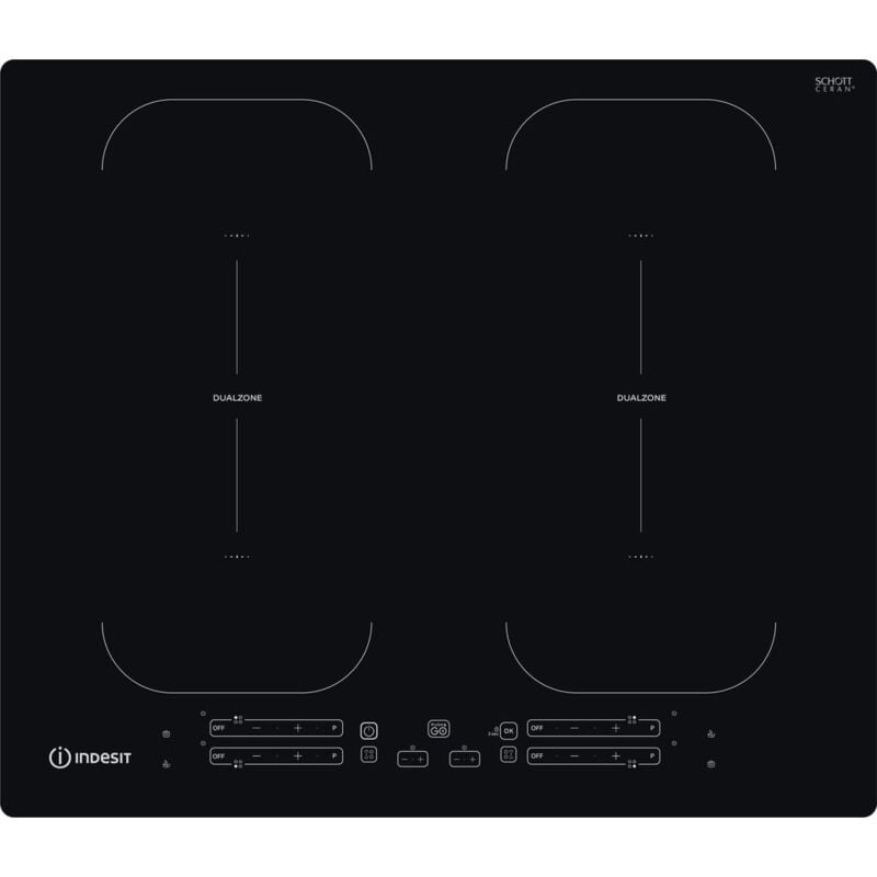 foto del prodotto piano cottura a induzione ib 88b60 ne ib 88b60 ne. colore del prodotto nero, posizionamento dell apparecchio da incasso, dimensione della