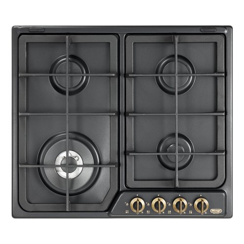 foto del prodotto piano cottura gas de longhi country anf 46 pro antracite