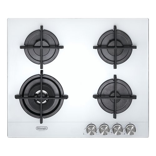 foto del prodotto piano cottura gas life nsl 460 b bianco 4 fuochi