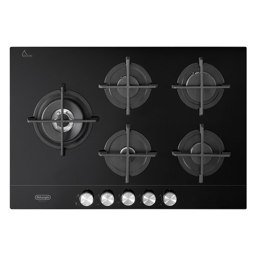foto del prodotto piano cottura gas life nsl 575d ncm black 5 fuochi