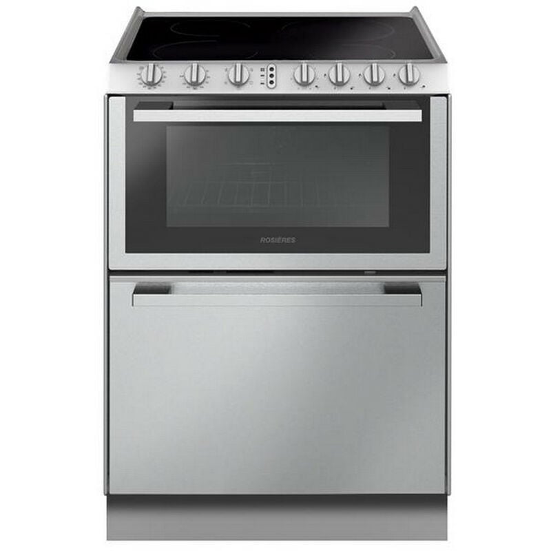 foto del prodotto piano cottura in vetroceramica lavastoviglie combinata 60 cm in acciaio inox trv60noin 1 rosieres