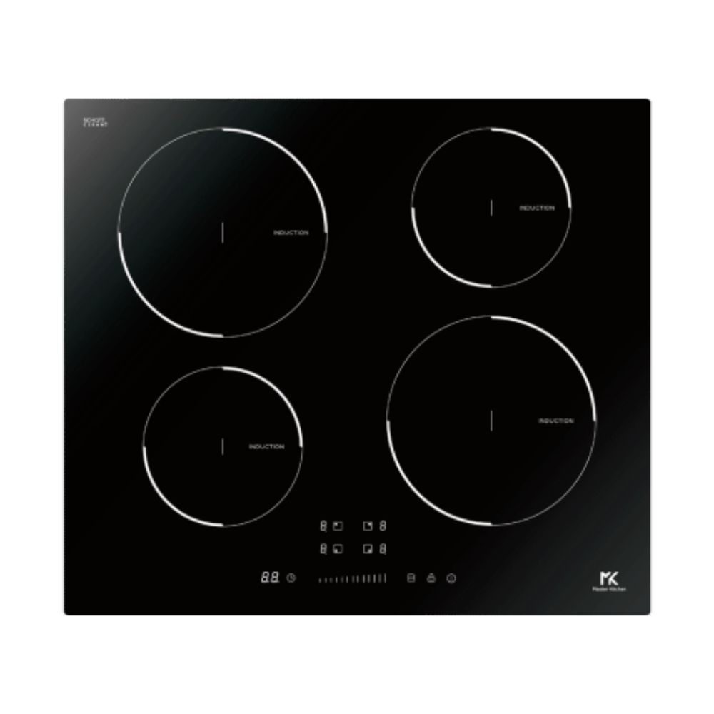 foto del prodotto piano cottura induzione da incasso 4 zone master kitchen mkhi604bk
