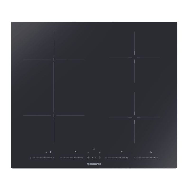 foto del prodotto piano cottura induzione h hob 500 htps64mctt1 60cm 4 fornelli nero da incasso hoover