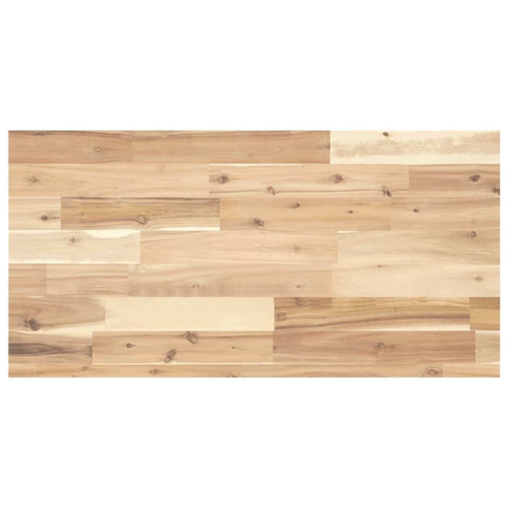 foto del prodotto piano da bagno non trattato 80x40x4 cm legno massello di acacia