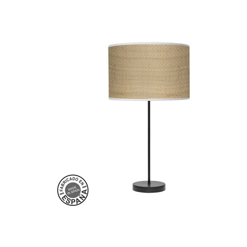 foto del prodotto piano da tavolo di alta moda 1xe27 nero marrone chiaro 63x30x30 cm