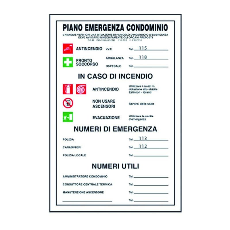 foto del prodotto piano emergenza per condominio
