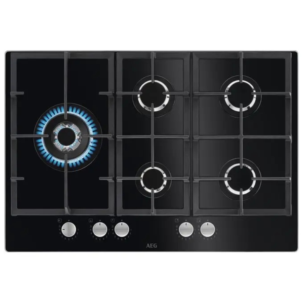 foto del prodotto piano gas hkb75820nb 75cm 5f nero