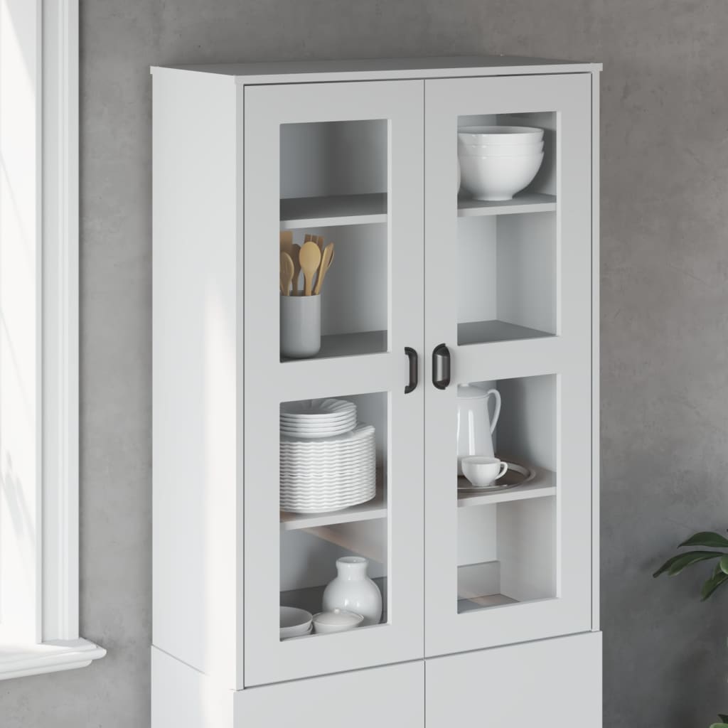 foto del prodotto piano per credenza viken bianco in legno massello di pinocod mxl 114943