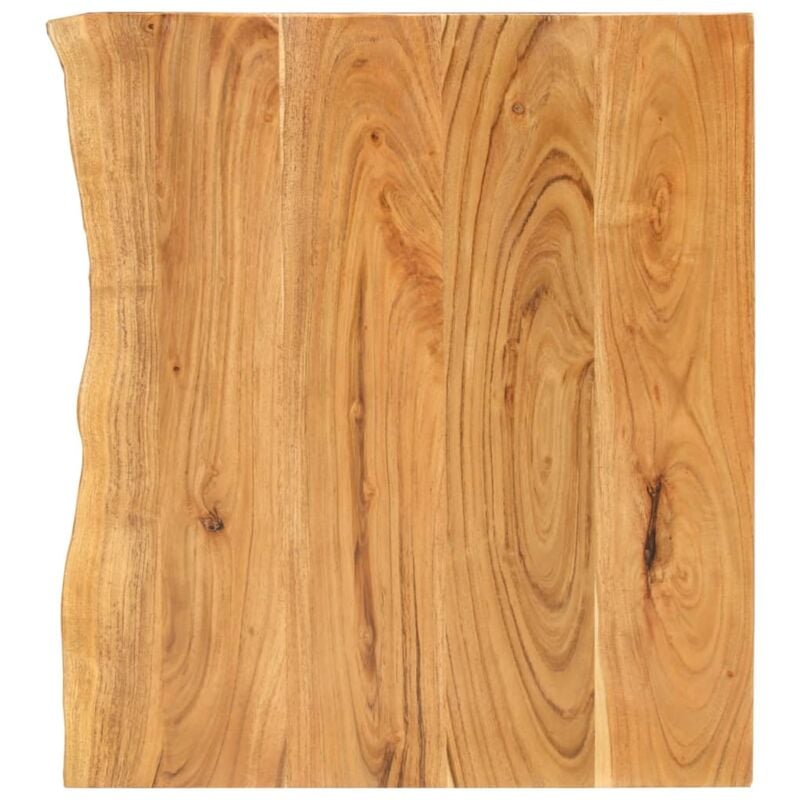 foto del prodotto piano per lavabo bagno in massello di acacia design elegante varie misure dimensioni 80 x 55 x 2.5 cm