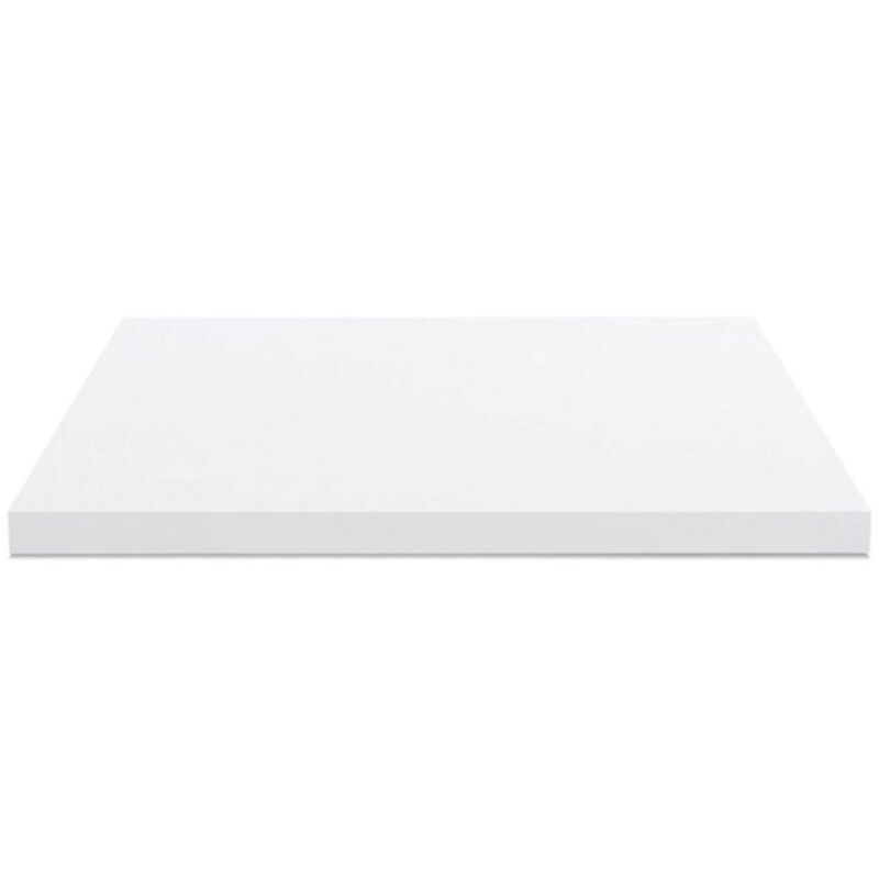 foto del prodotto piano per lavabo rettangolare colore bianco 100x47 cm keba