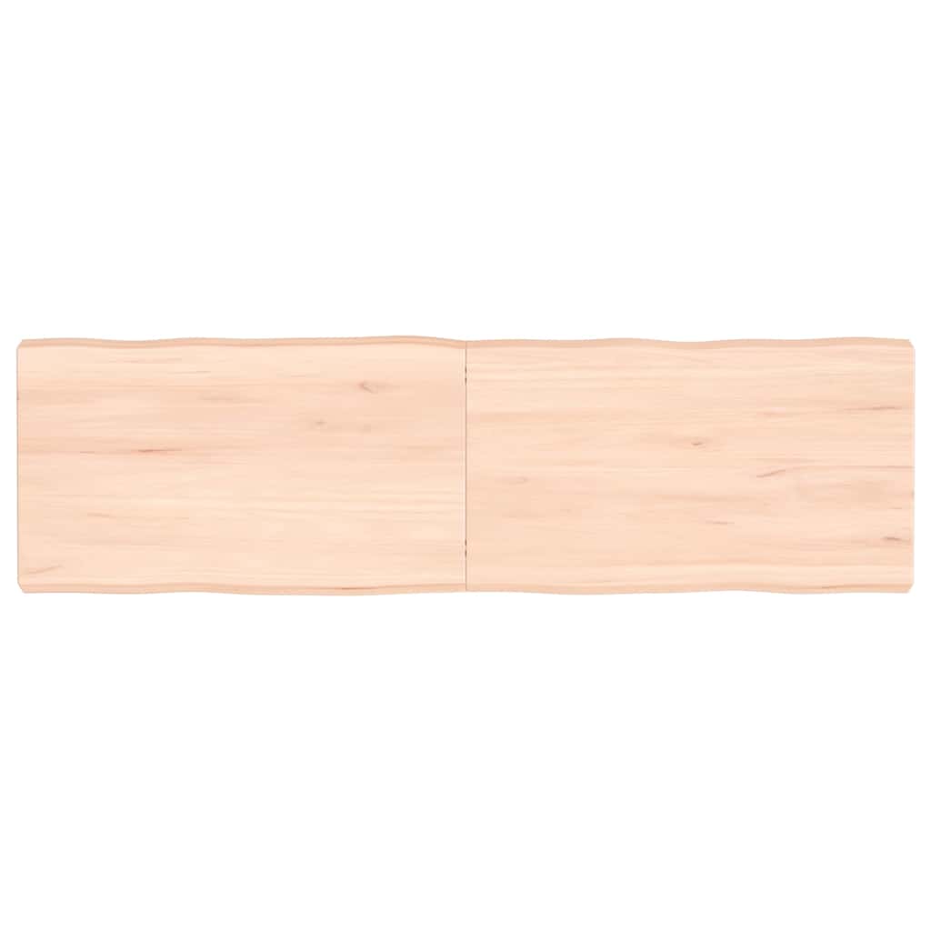 foto del prodotto piano per tavolo 140x40x 2 6 cm rovere non trattato bordi vivicod mxl 70444