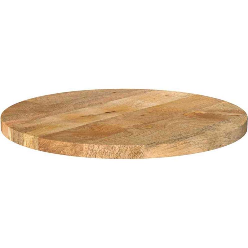 foto del prodotto piano per tavolo 40x2,5cm rotondo in legno massello di mango vidaxl