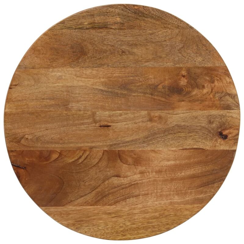 foto del prodotto piano per tavolo 40x2,5cm rotondo in legno massello di mango vidaxl