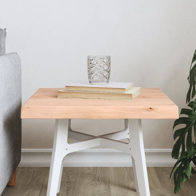 foto del prodotto piano per tavolo 40x40x 2 4 cm rovere non trattato bordi vivi vidaxl