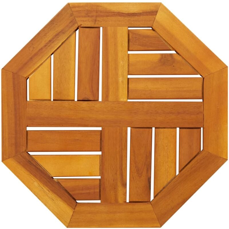 foto del prodotto piano per tavolo 40x40x2 cm ottagonale legno massello di acacia vidaxl