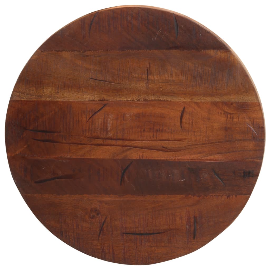 foto del prodotto piano per tavolo 50x2,5 cm rotondo legno massello di recuperocod mxl 116843