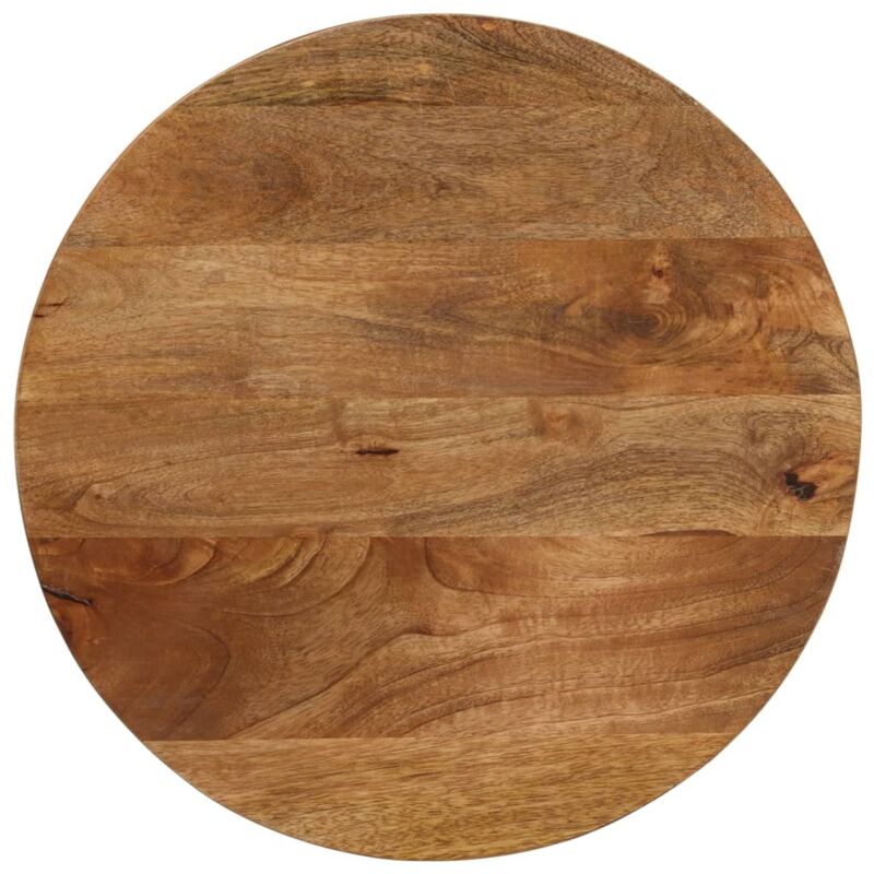 foto del prodotto piano per tavolo 50x2,5cm rotondo in legno massello di mango vidaxl