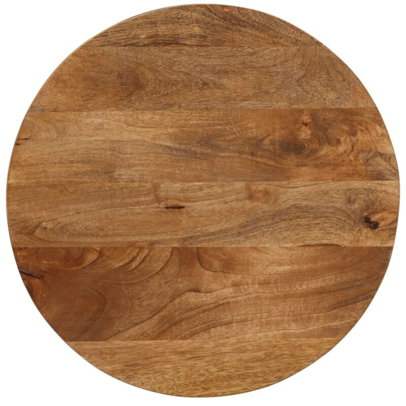 foto del prodotto piano per tavolo 50x3,8 cm rotondo in legno massello di mango vidaxl