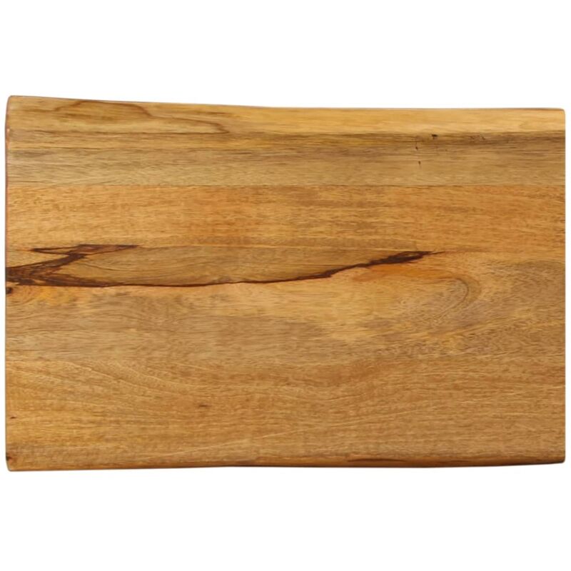 foto del prodotto piano per tavolo 50x40x3,8cm bordi vivi in legno massello mango vidaxl