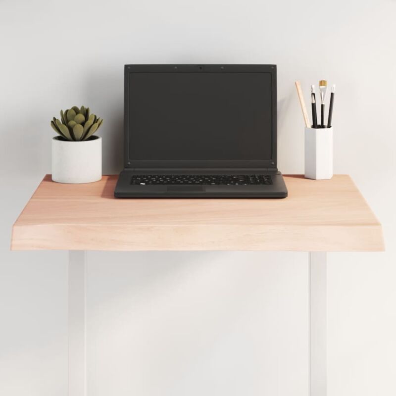 foto del prodotto piano per tavolo 60x40x 2 4 cm rovere non trattato bordi vivi vidaxl