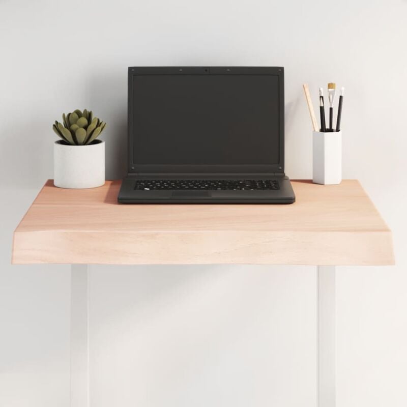 foto del prodotto piano per tavolo 60x40x 2 6 cm rovere non trattato bordi vivi vidaxl