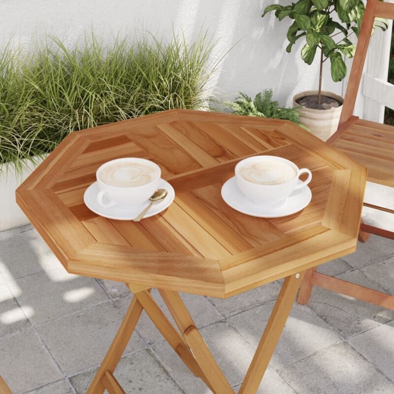 foto del prodotto piano per tavolo 60x60x2,5 cm ottagonale legno massello di teak vidaxl